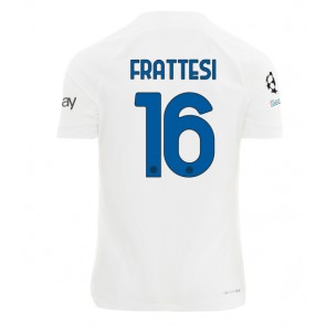 Inter Milan Davide Frattesi #16 Replika Udebanetrøje 2023-24 Kortærmet